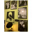 Decoratiune perete Krodesign Man Silhouette, lungime 50x43 cm, negru