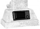 Decor MagicHome, Cruce, LED, polirășină, pentru mormânt, solar, 15x9,5x32 cm