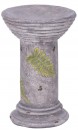 Decor MagicHome, Ghiveci inalt, gri, ceramica, 25,5x25,5x41 cm