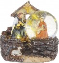 Dekorácia MagicHome Vianoce, Betlehem, 2 LED teplá biela, 2xAAA, interiér, 11x9,50x10 cm., sellbox 6 ks