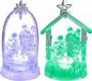 Decoratiuni MagicHome Craciun, Nastere, culori schimbatoare, LED, acril, sellbox 12 buc
