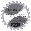 Disc Strend Pro TCT 180x2,2x20/16 mm 24T, pentru lemn, ferăstrău