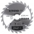Disc Strend Pro TCT 190x2,4x30/20 mm 24T, pentru lemn, ferăstrău