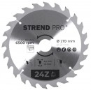 Disc Strend Pro TCT 210x2,6x30/20 mm 24T, pentru lemn, ferăstrău