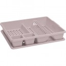 Scurgător de vase Curver® 176040, bej Lux, 45x38x8 cm