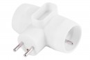 Distribuitor Strend Pro, 230 V, IP20, max. 3680 W, 1x6A, 2x16A, alb