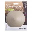 Opritor de usa DOORSTOPPER, plastic pentru usa, pe podea, gri-maro