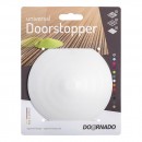 Opritor de usa DOORSTOPPER, plastic pentru usa, pe podea, alb