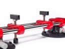 Suport de sticlă Strend Pro, cu aspirație, cu 2 cupole, profesional, max. 150 kg