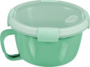 Bidon Curver® 0,9L, cu maner, mix de culori menta/gri/piersica, 17x10 cm