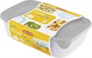 Curver® Set Cutie dreptunghiulară, 0,5Lx1Lx2L, amestec de culori mentă/gri/piersică