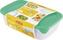Curver® Set Cutie dreptunghiulară, 0,5Lx1Lx2L, amestec de culori mentă/gri/piersică