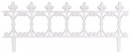 Gard pentru gradina F755, 87x34 cm, plastic, alb, pachet 4 buc
