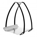 Coș de foc Homefire LH006SB, 36 cm, pentru bușteni de sobă