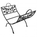 Coș de foc Homefire LH013B, 52 cm, pentru bușteni de sobă