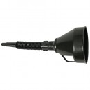 Pâlnie flexibilă pentru benzină PVC + filtru 140mm