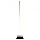 Mătură de podea 250 mm (NEGRU) + mâner din lemn 1200 mm