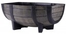 Ghiveci GDA Woodeff 817, natural, 41x29x19 cm, butoi