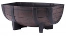 Ghiveci GDA Woodeff 817, tec, 41x29x19 cm, butoi