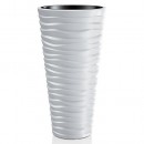 Ghiveci de flori SAND Slim 400, 390x750 mm, alb