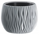 Ghiveci pentru flori SANDY Bowl 240, 238x161 mm, gri