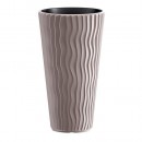 Ghiveci de flori Sandy Slim 400, mocca