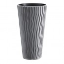 Ghiveci de flori Sandy Slim 400, argintiu