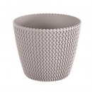 Ghiveci de flori SPLOFY 295/249 mm, 11,5 lit, mocca