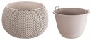 Ghiveci de flori SPLOFY Bol 290x195 mm, moka