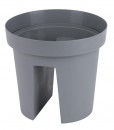 Ghiveci GDA Modern Balustrada 113, 25,5x28cm, gri