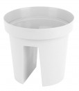 Ghiveci GDA Modern Balustrada 113, 25,5x28cm, alb