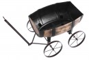 Ghiveci GDA Woodeff 817, vagon butoi de whisky, 41,5x29x19cm