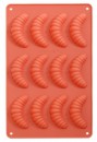 Formă MagicHome, pentru coacere, din silicon, pentru 12 rulouri, 27,3x17x2 cm