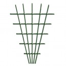 Spalier de gradina in forma de V 145x5x75 cm, 4/4,7 mm, verde