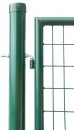 Poarta METALTEC DUO 3580/1450/100x50 mm, aripa dubla, gradina, verde, ZN + PVC, RAL6005