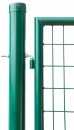 Poarta METALTEC ECO 2, 1000/1000/50x50 mm, rotunda, verde, poarta simpla, ZN+PVC, RAL6005