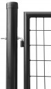 Poarta Strend Pro METALTEC DUO, 3580/1450/100x50 mm, antracit, cu aripi duble, pentru gradina, ZN+PVC, RA