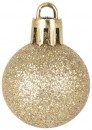 Globuri MagicHome Christmas, 12 buc, 3 cm, auriu, pe brad