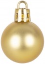 Globuri MagicHome Christmas, 12 buc, 3 cm, auriu, pe brad