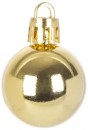 Globuri MagicHome Christmas, 12 buc, 3 cm, auriu, pe brad