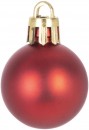 Globuri MagicHome Christmas, 12 buc, 3 cm, rosu, pe brad