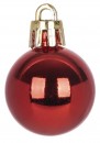Globuri MagicHome Christmas, 12 buc, 3 cm, rosu, pe brad