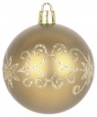Globuri MagicHome Christmas, 20 buc, 6 cm, auriu, pe brad