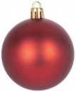 Globuri MagicHome Christmas, 20 buc, 6 cm, rosu, pe brad