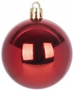 Globuri MagicHome Christmas, 20 buc, 6 cm, rosu, pe brad