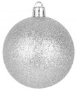 Globuri MagicHome Christmas, 20 buc, 6 cm, argintiu, pe brad