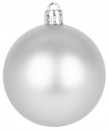 Globuri MagicHome Christmas, 20 buc, 6 cm, argintiu, pe brad