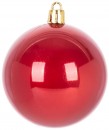 Globuri MagicHome Christmas, 8 buc, rosu, pe brad, 7 cm