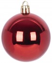 Globuri MagicHome Christmas, set, 31 buc, rosu, pe brad