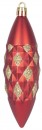 Globuri MagicHome Christmas, set, 31 buc, rosu, pe brad